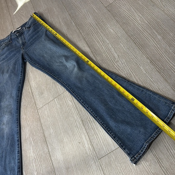 Levi’s High Rise Flare Wide Leg Jeans Retro Style size 27 - Picture 9 of 14